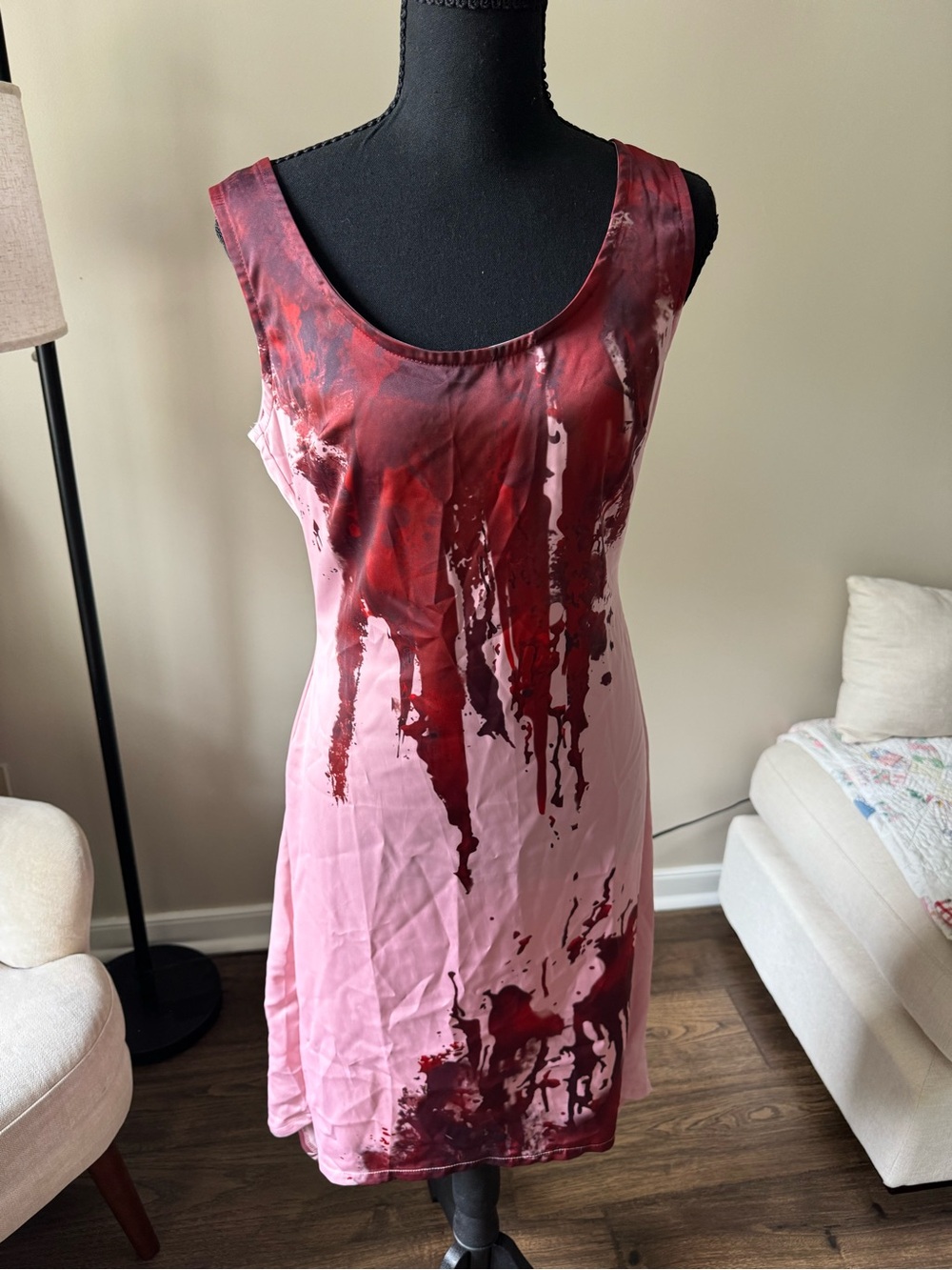 Sinners Costume Pink/Red Dress